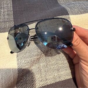 Tom Ford Black Aviator Sunglasses